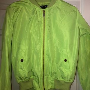 Highlighter Jacket !!! Rain Resistance